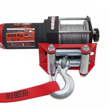 Лебедка "redBTR" серия "QUATTRO CRAZY" 2,0 12v, мотор 2 kw